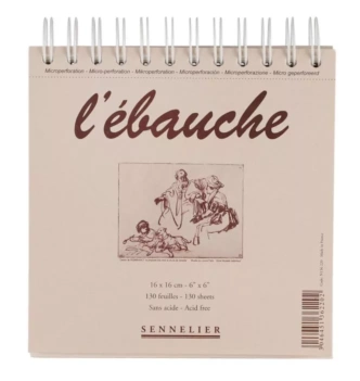 Bloc de Dibujo L'Ébauche Sennelier 70g/m² 16x16cm