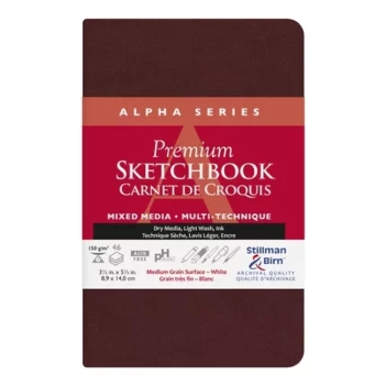 Sketchbook Premium Mixed Media 150 g/m² Stillman & Birn 8,9x14cm