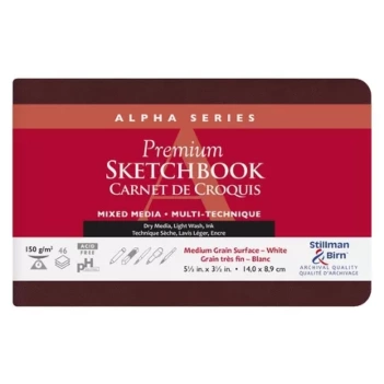 Sketchbook Premium Mixed Media 150 g/m² Stillman & Birn 14x8,9cm