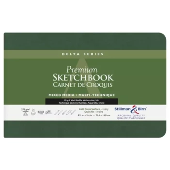 Sketchbook Mixed media Verde Stillman & Birn 21x14m
