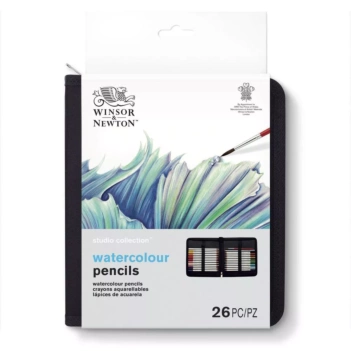 Drawing Set 24 Colored Watercolor Pencils Studio Winsor and Newton