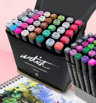 Estuche 40 Rotuladores Luxury Canvas Gama Artist Alex Bog