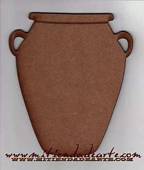 Dayka Trade MDF Silhouette JRN007 Vase II