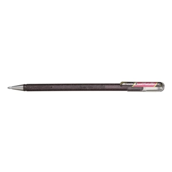 Bolígrafo de gel Negro Hybrid Dual Metallic Pentel