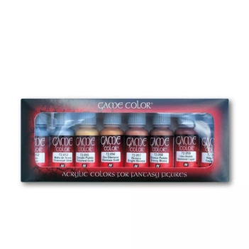Kit de pintura de modelismo Game Metallic Colors Vallejo