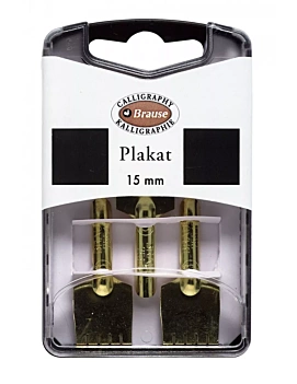 Kit 3 plumes larges Plakat Brause 15mm
