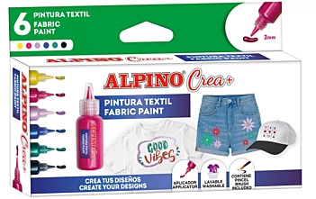Kit Pinturas Textiles Crea Alpino