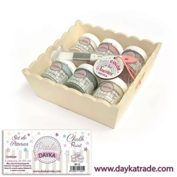 Kit de Pinturas Chalk Pastel Artis Dayka