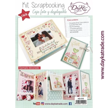 Dayka Trade Paper Kit Photo Box Love 