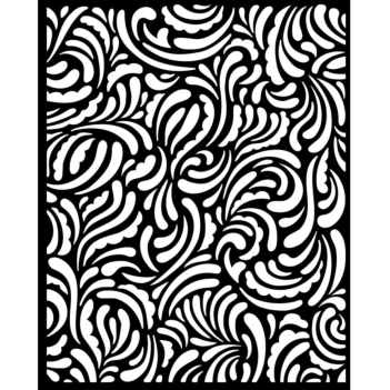 SUPER DEAL **40%** Stamperia Songs Of The Sea Texture Stencil Template 20x25cm