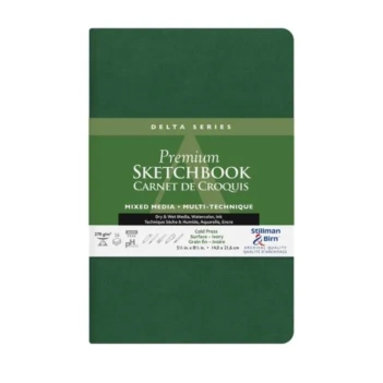 Sketchbook Beta Mixed media Verde Stillman & Birn 14x9cm
