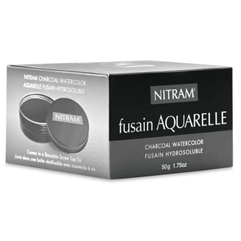 Lata de carboncillo acuarelable Nitram 50gr
