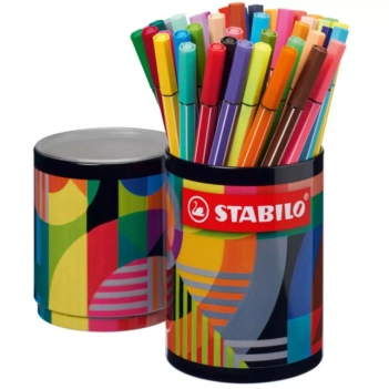 Lata metálica 45 rotuladores Pen68 STABILO