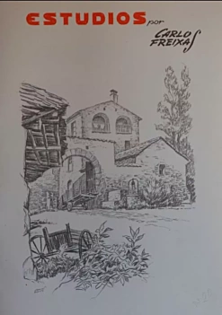 Artistic drawing studies ES20 Typical corners C Freixas Castellano