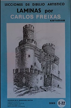 Artistic drawing plates Blue Series E22 Castles of Spain C Freixas Castellano