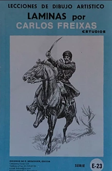 Artistic drawing sheets Blue Series E23 Riders C Freixas Castellano