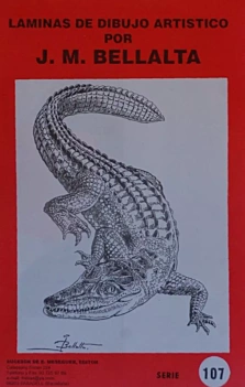 Tablice z rysunkami artystycznymi autorstwa J.M. Bellalta 107 Gady