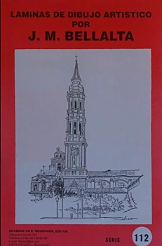 Artystyczne tabliczki rysunkowe autorstwa J.M. Bellalta 112 Saragossa