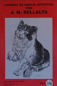 Artystyczne tabliczki rysunkowe autorstwa J.M. Bellalta 115 Kotów