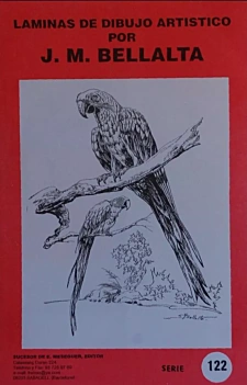 Artistic drawing plates 122 Birds II JM Bellalta Castellano