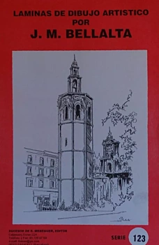 Artistic drawing plates 123 Valencia JM Bellalta Castellano
