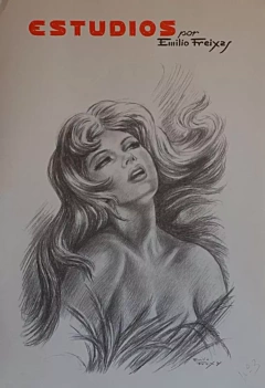 Artistic Drawing Studies ES03 Busts of women E Freixas Castellano