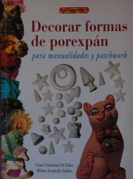 Decorating polystyrene shapes for handicrafts and patchwork Various English