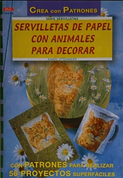 Paper napkins with animals to decorate 14002