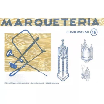 Marquetería. Cuaderno nº16: Repisa, candelabro ...