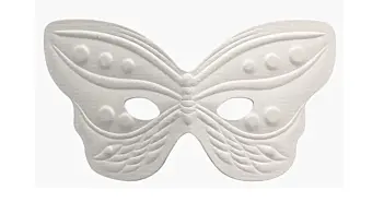 SUPER OFERTA **30%** Set 5 máscaras de carnaval Mariposa