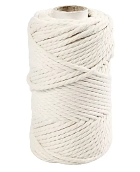 Creativ Company Macrame Cord White 4mm