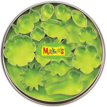SUPER DEAL **40%** Makin's Clay Cutter Moulds Flowers and Leaves 37005 