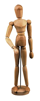 Maniquí articulado madera hombre 30cm Lefranc Bourgeois