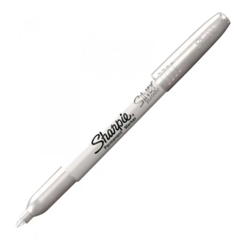 Rotulador Permanente Metálico Silver Punta Fina Sharpie