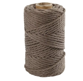 Creativ Company Light Brown Macramé Cord 4mm