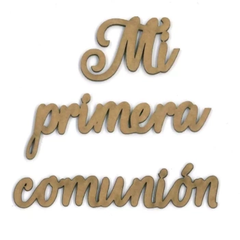 Chipboard Mi primera comuni?n - Dayka