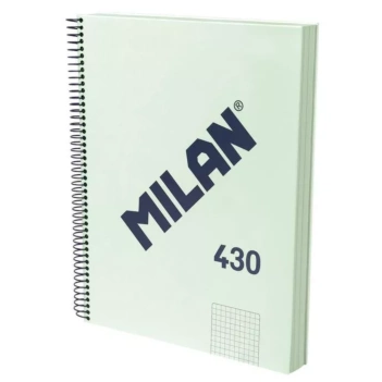 Milan Grünes kariertes Notizbuch Serie 1918 A4 95g/m²