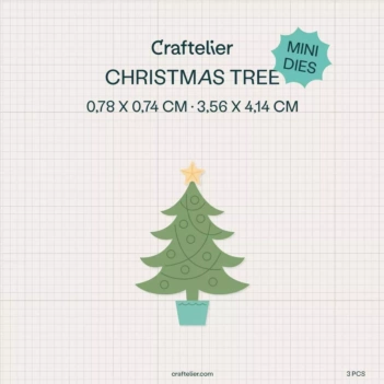 Craftelier Mini Christmas Tree Die 