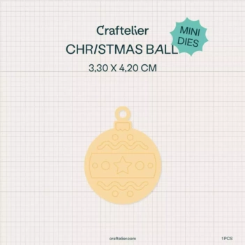 Craftelier Mini Christmas Ball Die 