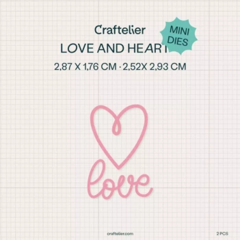 Craftelier Mini Love and Heart Die 