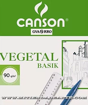 Papel Vegetal Basik Satinado Canson 90-95g/m²