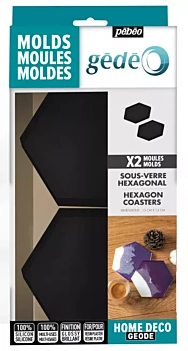 Moldes posavasos hexagonal Gedeo Pebeo
