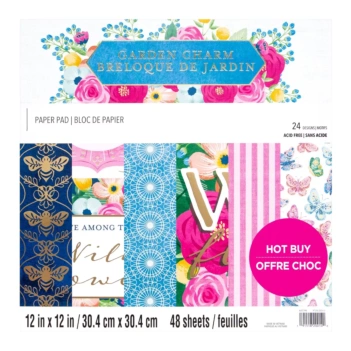 Set de Scrapbooking Garden Charm Craft Smith 30x30cm
