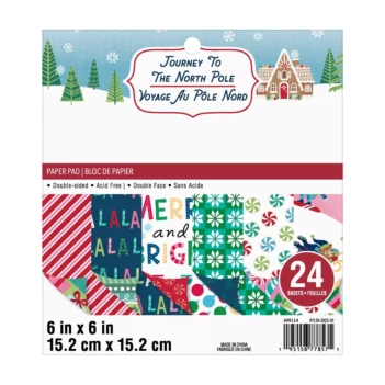 SUPER DEAL **40%** Craft Smith Journey To The North Pole 15x15cm Paper Pad