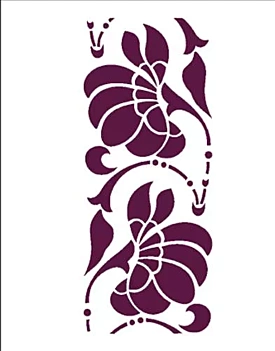 Dayka Trade Stencil Vegetal Skirting Board 21x30cm T-3011