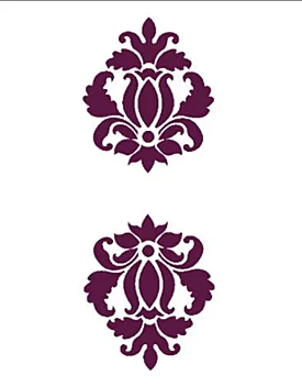 Dayka Trade Stencil Vegetal Brocade 21x30cm N-1019