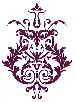 Dayka Trade Stencil (30x42cm) N-11012 Brocade
