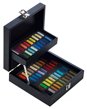 Wooden Box 60 Sennelier Half Pastels