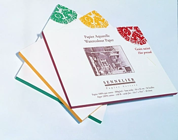 Sennelier Watercolour Pad Glued 4 Sides 300g/m²