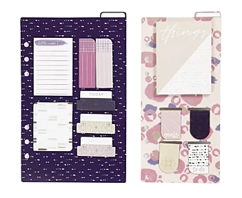 Set de Post-It y Puntos de Libro Violeta Creativ Company